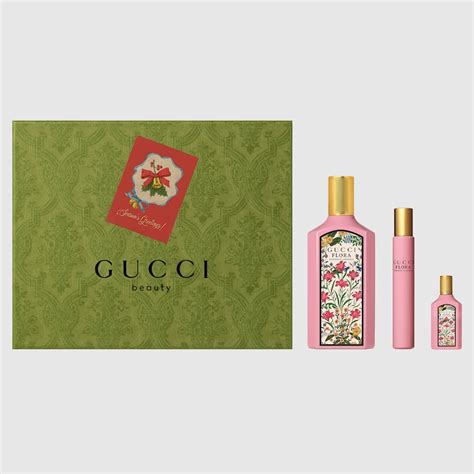 gucci 5 piece travel set flora by gucci|boots gucci flora gift sets.